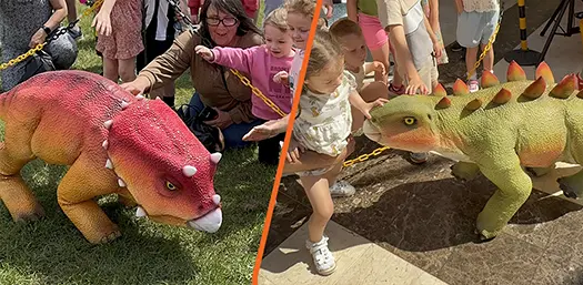 Our Robot Dinos! Our Robot Dinos!