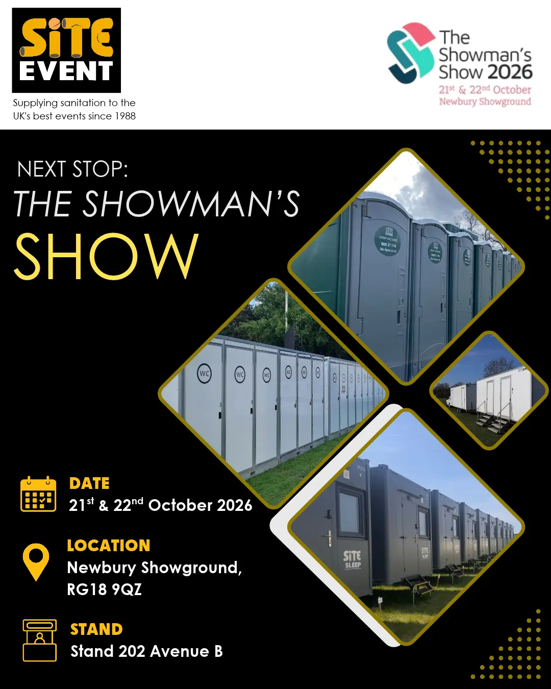 Site Event at The Showman's Show 2026 Site Event at The Showman's Show 2026